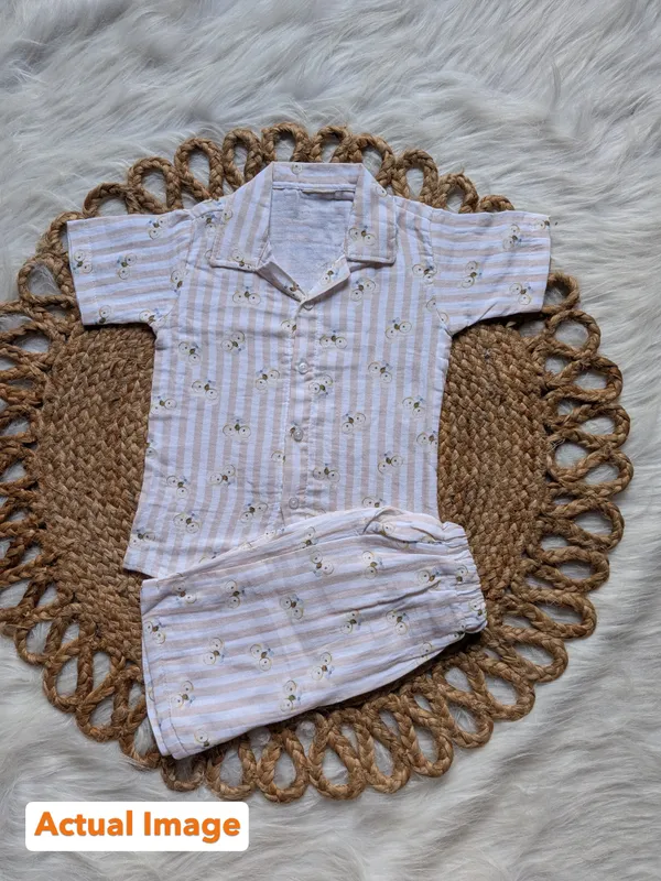 100%_Muslin_Cotton_Co-ord_Set_-_Playtime_to_Bedtime_-_Mouse_Stripe