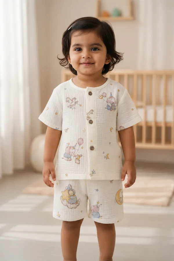 100%_Crinkle_Muslin_Coord_Set_|_Ultra-Soft_&_Breathable_|_Babies_&_Kids_|Unisex_|_Elle_Fun