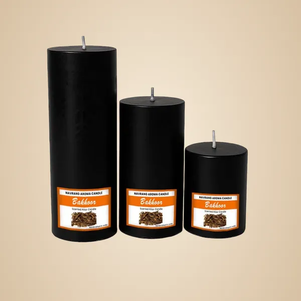 Black_Set_Of_3_Scented_Pillar_Candles_Bakhoor_Fragrance_|_Black_Round_Soy_Wax_Candles_|_Sizes:_2X2,_2X4,_2X6_In