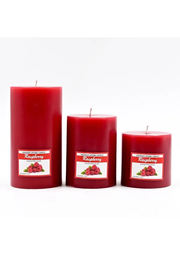 Red_Scented_Pilar_Candle_-_Refreshing_&_Fragrance_|_Smokeless_&_Non-Toxic_Candles_For_Home_Decor_&_Aromatherapy_|_Lasts_Upto_48_Hours_Combo_(Rasberry)