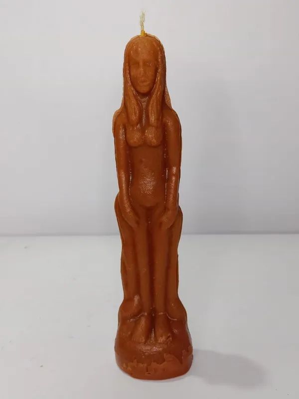 Brown_Handcrafted_Female_Figure_Candle_|_Artistic_Body_Sculpture_|