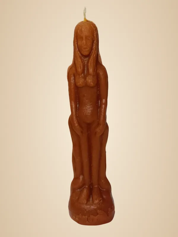 Brown_Handcrafted_Female_Figure_Candle_|_Artistic_Body_Sculpture_|