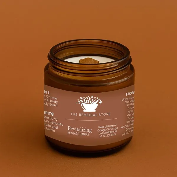 White_4-In-1_Aromatherapy_Massage_Candle_100Ml_|_Skin_Nourishing_&_Relaxing_|_(Revitalizing)
