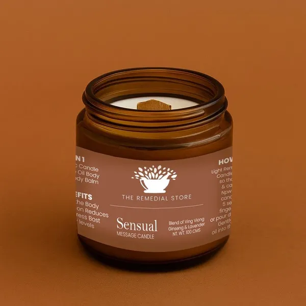 White_4-In-1_Aromatherapy_Massage_Candle_100Ml_|_Skin_Nourishing_&_Relaxing_|_(Sensual)