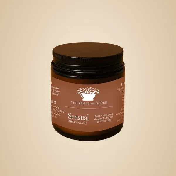 White_4-In-1_Aromatherapy_Massage_Candle_100Ml_|_Skin_Nourishing_&_Relaxing_|_(Sensual)