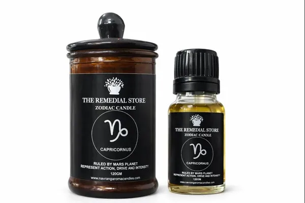 THE_REMEDIAL_STORE_Capricornus_Zodiac_Candle_120g_with_Essential_Oil_12ml_Combo_|_Premium_Aromatherapy_Candle_&_Essential_Oil_Set