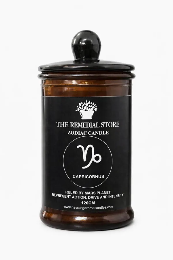 THE_REMEDIAL_STORE_Capricornus_Zodiac_Sign_Candle_Jar_|_120_GRAM_|_100%_Natural_Wax_|_Non-Toxic,_Clean_Burning_Candles_|_Fragrance_Candles_for_Home