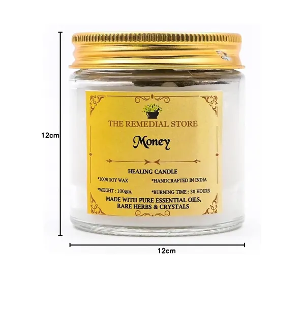 White_Healing_Ritual_Money_Candle_|_Luxury_Fragrance_|_Therapy_Candle_|_Glass_Candle_|_Jar_Candle_|_Soy_Wax_Candle_|_Smokeless_Wax_Candle_|_30_Hours_Burning_Time_(Money)