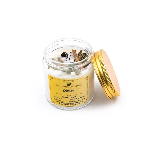 White_Healing_Ritual_Money_Candle_|_Luxury_Fragrance_|_Therapy_Candle_|_Glass_Candle_|_Jar_Candle_|_Soy_Wax_Candle_|_Smokeless_Wax_Candle_|_30_Hours_Burning_Time_(Money)