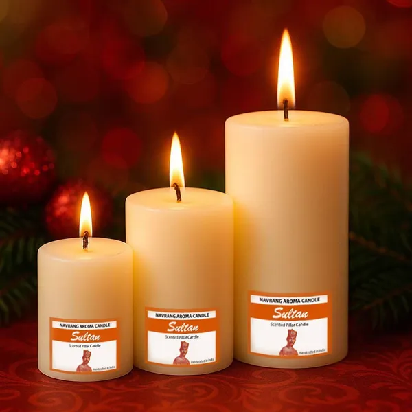 White_Set_Of_3_Decorative_Scented_Pillar_Candles_Sizes_3X3,_3X4,_3X6_Inches_(Sultan)