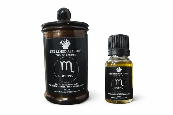 THE_REMEDIAL_STORE_Scorpio_Zodiac_Candle_120g_with_Essential_Oil_12ml_Combo_|_Premium_Aromatherapy_Candle_&_Essential_Oil_Set