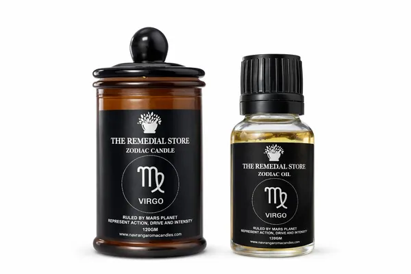 THE_REMEDIAL_STORE_Virgo_Zodiac_Candle_120g_with_Essential_Oil_12ml_Combo_|_Premium_Aromatherapy_Candle_&_Essential_Oil_Set