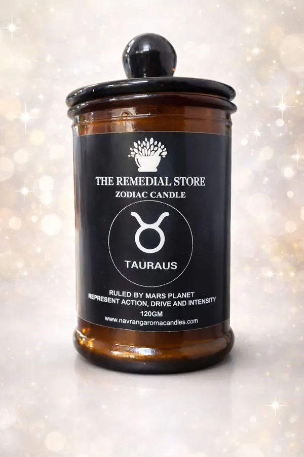 THE_REMEDIAL_STORE_Taurus_Zodiac_Sign_Candle_Jar_|_120_GRAM_|_100%_Natural_Wax_|_Non-Toxic,_Clean_Burning_Candles_|_Fragrance_Candles_for_Home