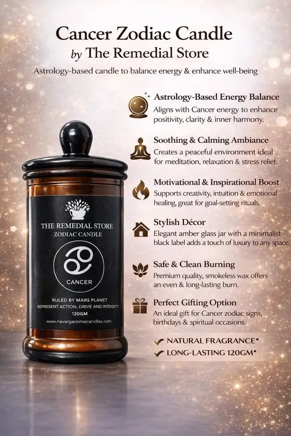 The_Remedial_Store_Cancer_Zodiac_Candle_120g_|_Premium_Glass_Jar_Aromatic_Candle_for_Home_&_Gifting
