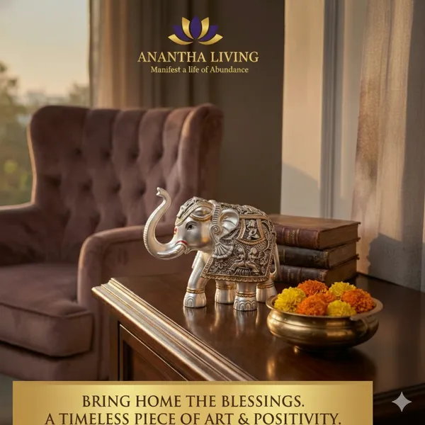 Silver_Elephant_-_Trunk_Up_(Guardian_of_Home)(4_Inch)