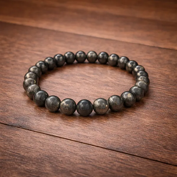 Black_Natural_Pyrite_Premium_&_Elegant_Bracelet_For_Men_&_Women

