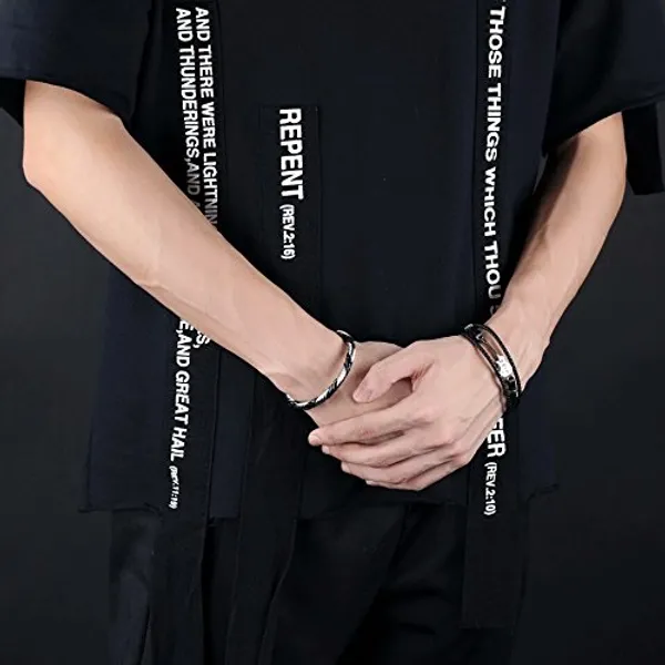 Black_Pu_Leather_Bracelet_For_Mens_&_Boys
