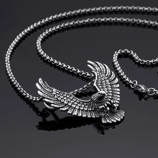 Silver_Alloy_Steel_Wing_Talon_Jewelry_Oxidised_Silver_Eagle_Claw_Pendant_Necklace_For_Mens
