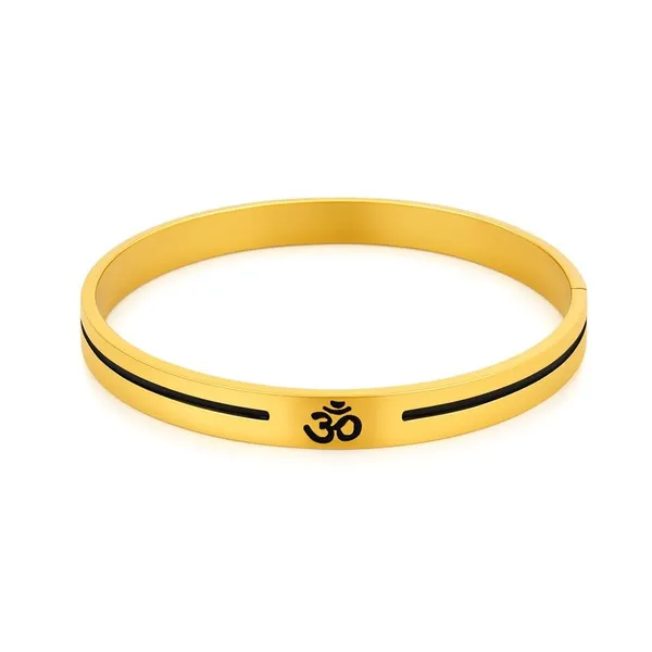 Gold_Stainless_Steel_Plated_Spiritual_Om_Bracelet_For_Men_&_Boys