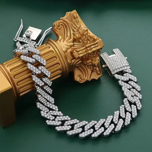 Black_Mc_Stan_Stainless_Steel_Zirconia_Studded_Silver_Plated_Cuban_Link_Chain_Stylish_Rapper_Bracelet_For_Men_&_Boys