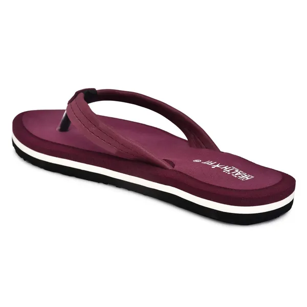 Maroon_Pu_Soft_Foam_Slip_On_Slipper_For_Women
