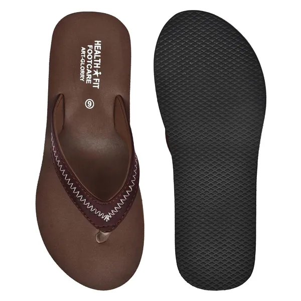 Brown_Pu_Soft_Foam_Slip_On_Slipper_For_Women