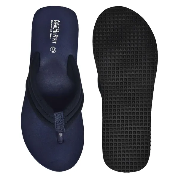 Blue_Pu_Soft_Foam_Slip_On_Slipper_For_Women