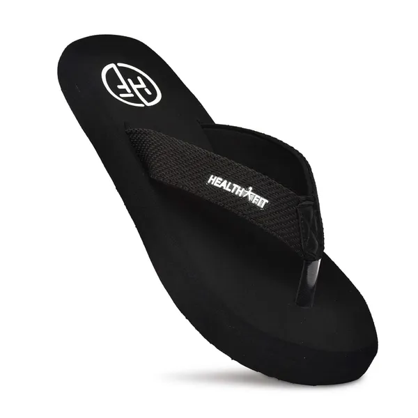 Black_Pu_Soft_Foam_Slip_On_Slipper_For_Men
