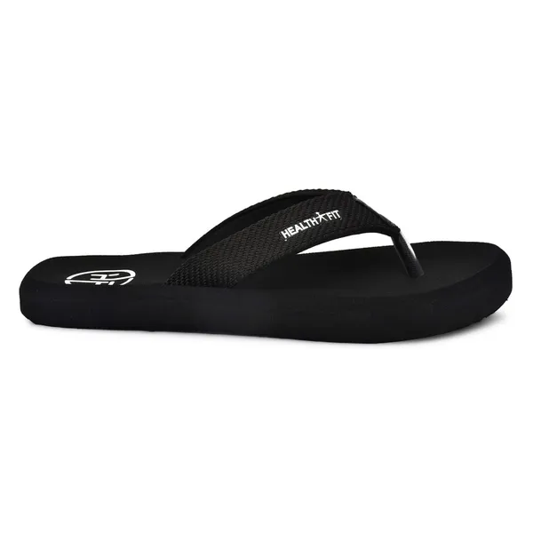 Black_Pu_Soft_Foam_Slip_On_Slipper_For_Men