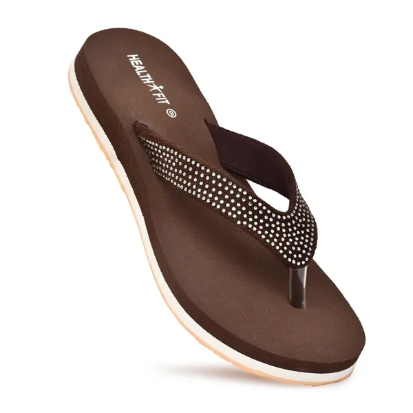 Brown_Pu_Soft_Foam_Slip_On_Slipper_For_Women