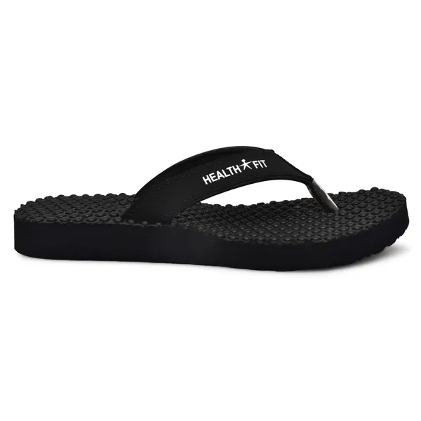 Black_Pu_Soft_Foam_Slip_On_Slipper_For_Women