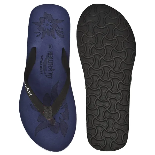 Blue_Pu_Soft_Foam_Slip_On_Slipper_For_Women