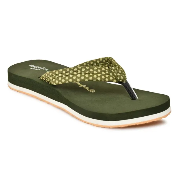 Olive_Rubber_Slip_On_Slipper_For_Women