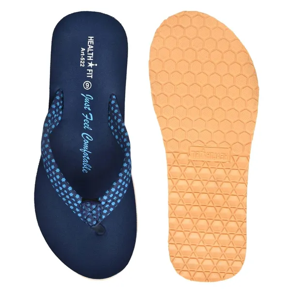 Blue_Rubber_Slip_On_Slipper_For_Women