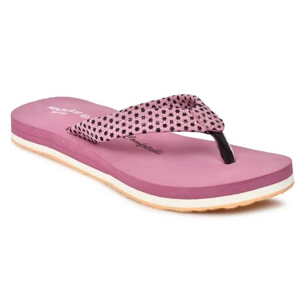 Pink_Rubber_Slip_On_Slipper_For_Women