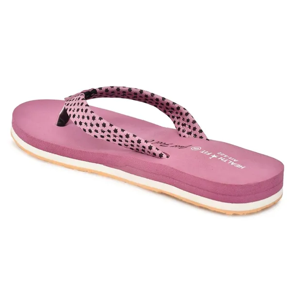 Pink_Rubber_Slip_On_Slipper_For_Women