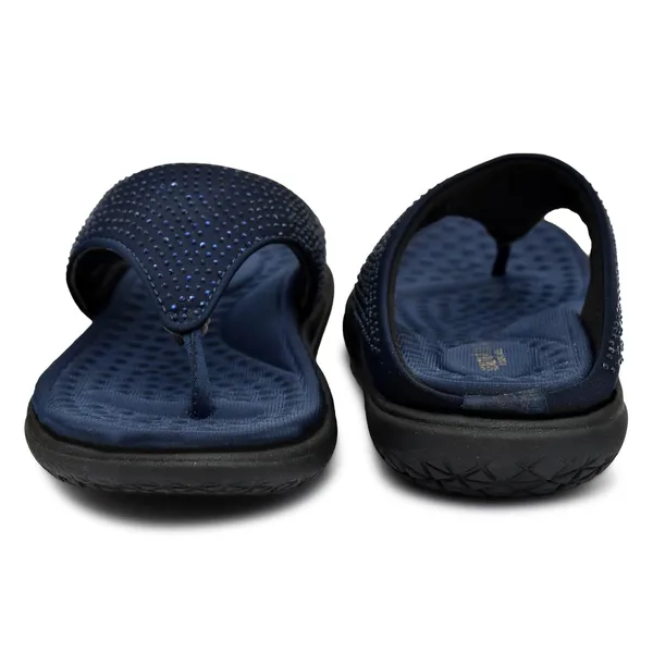 Blue_Rubber_Slip_On_Slipper_For_Women