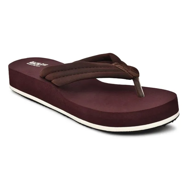Dark_Brown_Rubber_Slip_On_Slipper_For_Women