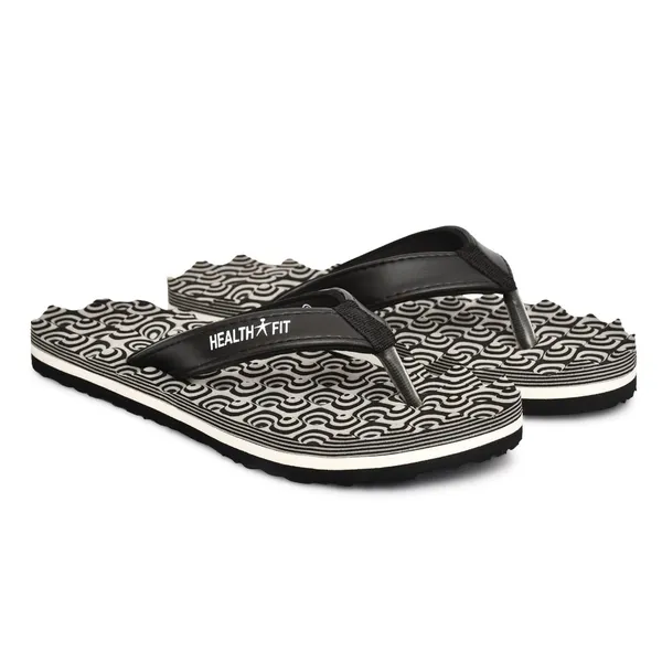 Gray_Rubber_Pull-On_Slipper_For_Women