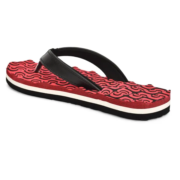 Maroon_Rubber_Pull-On_Slipper_For_Women