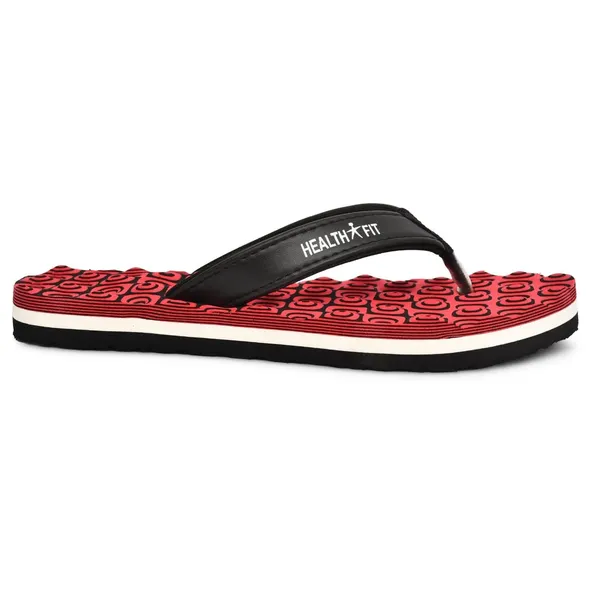 Maroon_Rubber_Pull-On_Slipper_For_Women