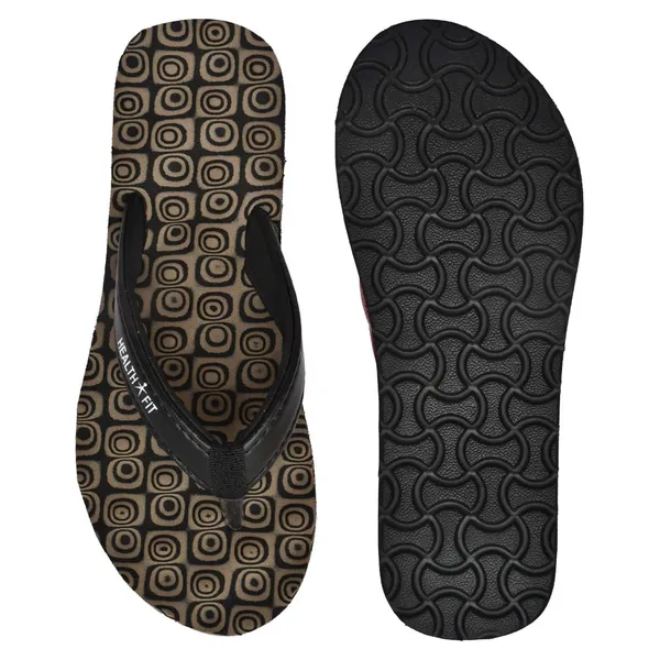 Brown_Rubber_Pull-On_Slipper_For_Women