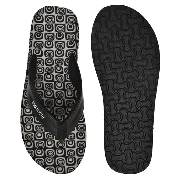 Gray_Rubber_Pull-On_Slipper_For_Men