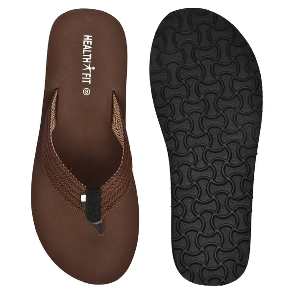 Brown_Rubber_Pull-On_Slipper_For_Men
