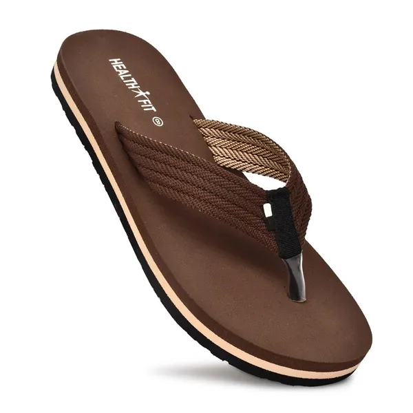 Brown_Rubber_Pull-On_Slipper_For_Men