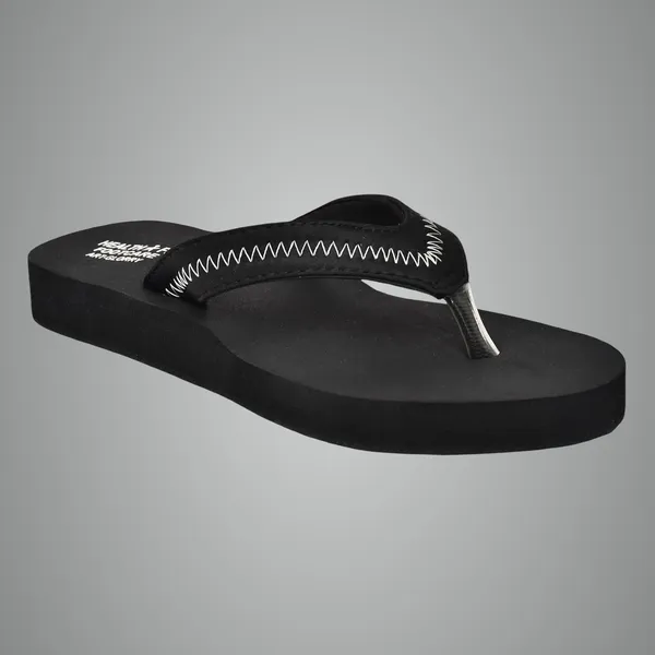 Black_Pu_Soft_Foam_Slip_On_Slipper_For_Women