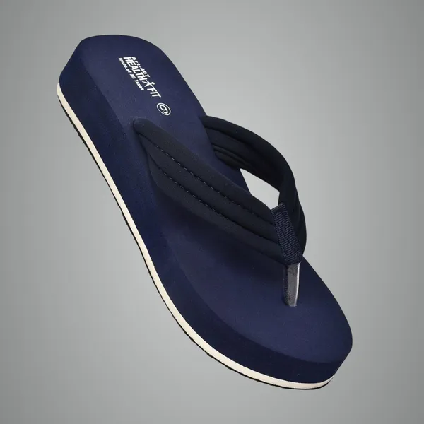 Blue_Pu_Soft_Foam_Slip_On_Slipper_For_Women