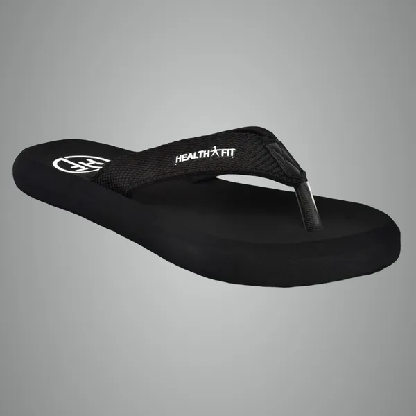 Black_Pu_Soft_Foam_Slip_On_Slipper_For_Men