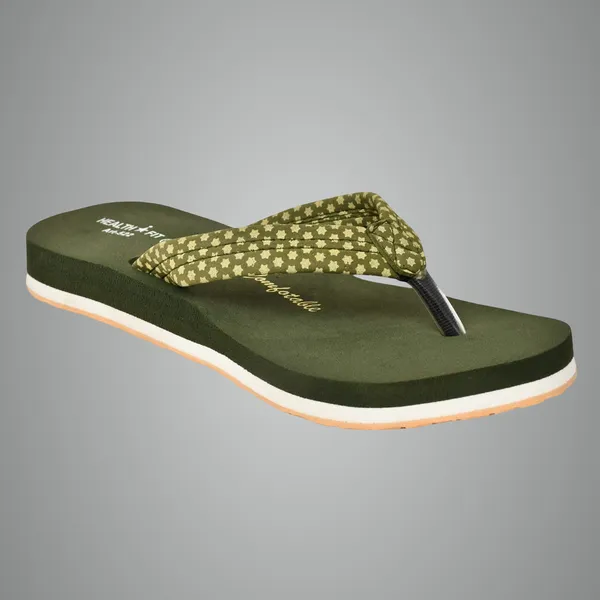 Olive_Rubber_Slip_On_Slipper_For_Women