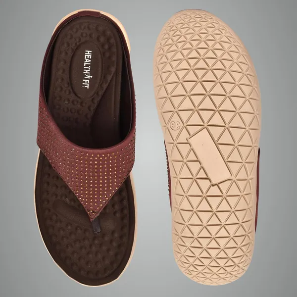 Brown_Rubber_Slip_On_Slipper_For_Women